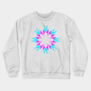 Crystal flower Crewneck Sweatshirt